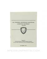 All-Purpose Lightweight Individual Carrying Equipment (ALICE) Field Manual, Department of The Army, Paperback 1973, *Good*
