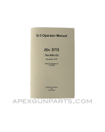 G3 Operator's Manual, Translated From Original, Paperback, *NEW*