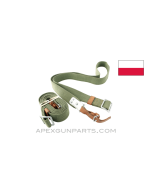 Polish AK-47 Nylon Sling with Leather Tabs, *Good* 