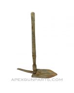 M1951 Folding Entrenching Tool / Shovel with Pick, Wood Handle *Fair* 