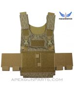 APEX “Kaffarov” Slick Plate Carrier Set, Exclusive East German V2 Strichtarn Camo *NEW* by Parashooter Gear
