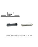 AK Front Sight Base Detent Plunger & Spring Set, AK47, NEW