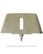 MG Armored Mount, 46.5"x26.5", 1/4" Thick Steel, Vehicle Stem Mount, Green Painted *Good* 