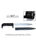Polish AK47 Type 1 Bayonet & Scabbard Dated 1970