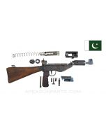 STEN Mk 5 SMG Parts Set with Wood Stock & Grip, 9mm Luger, Pakistan