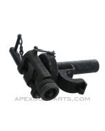 T&E Mechanism, Fits M3 Tripod & M2 .50 Browning, New Style Pin, Missing Lock Lever, *Good*, Sold *As Is*