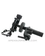 T&E Mechanism, Fits M3 Tripod & M2 .50 Browning, Complete with Early Pin, *Good* 
