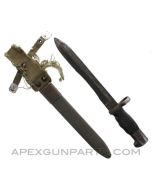 CETME Model C, FR7, FR8 Bayonet and Scabbard, *Fair*