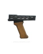 Hungarian AMD Stamped Steel Handguard and Wood Foregrip, *Good*