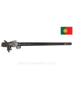 1946 Madsen LMG Barrel, 18.75", w/ Barrel Extension Assembly and Bolt, Portuguese, w/ Full Length Cooling Fins, 7.92x57 *Good*