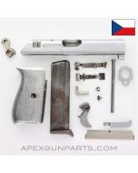 CZ27 Parts Grouping, w/ Aluminum Grip, 7rd Magazine, Nickel, 7.65 *Good*