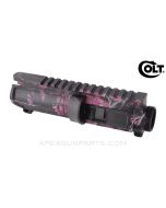 Colt AR-15 / SMG 9mm A2 Upper Receiver with Dust Cover Assembly, Muddy Girl Camo, 9x19 NATO *NEW*