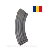 Romanian AK-47 Magazine, Rework / Reblued Steel, 30rd, 7.62x39 *Very Good*