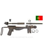 FBP M/948 Parts Kit w/ Original Live Barrel, Trunnion, Collapsible Wire Stock, No Bolt or Trigger Guard *Good*