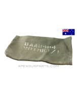 Lee-Enfield Rifle Muzzle Cover #1 MK1, OD Green Canvas, Australian *Fair* 