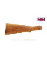 Enfield #4 Rifle Butt Stock, Long Length, British, Beech *Good* 