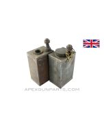 Vickers / Lewis / BREN MG MK2 Oil Bottle, WWII, Steel, Sold *As Is*
