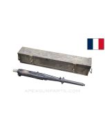 Hotchkiss 1922 Barrel Assembly, 27.5", w/ AA Sight Mount, in Transit Crate, 8mm Mauser *Unused / Light Surface Rust* 
