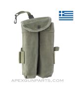 Thompson 30rd Magazine Pouch, OD Green, Alice Clips, Greek *Good*