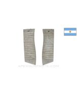 M1891 Argentine Mauser Bayonet Grips, Aluminum *Good*