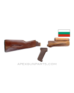 Bulgarian AK-74 Stock Set, Mixed Finish, *Fair*