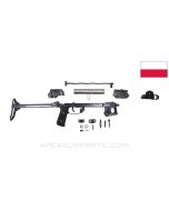 PPs-43 Parts Kit with Trunnion and Top Folder Stock, Type 1.5 Demil, Polish, 7.62X25 *USED GOOD with Areas of Rust and Pitting*
