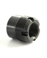 AK Muzzle Thread adapter, 14MM LH to 24MM RH, Blued Steel, NEW