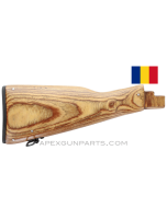 Romanian AK-47 Buttstock w/Hardware, Laminated Wood, Refinished, *Excellent*