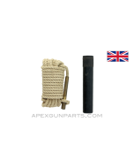 Lewis / Vickers / BREN Weighted Pull-Through Cord, With MK 5 Oil Bottle, .303 BR *Good* 