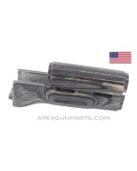 AK Hand Guard Set (Upper & Lower), Grey, Laminated *NOS*
