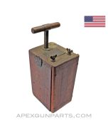 DuPont Blasting Machine, No. 3A, Wood Box and Handle *Good / Used* 