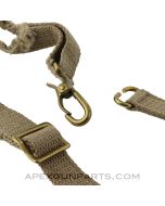 British SMG / Sterling / STEN Sling Hardware, Brass *Good*