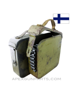 Finnish Maxim M1910 Ammo Can, w/200rd Belt, 7.62X54r *Good* 