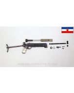 M56 SMG Parts Kit w/ Underfolder Stock & Original Barrel, ZASTAVA Yugoslavia, 7.62x25 *Good / Rusty* 