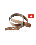 Swiss Schmidt-Rubin K31 Sling, Leather, *Good*