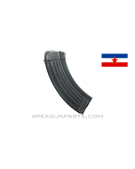 AK-47 Magazine w/Bolt Hold Open, 30rd Steel, Yugoslavian, *Good*