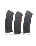 East German AK-74 30rd Magazine, Polymer, Painted Black, Polish Import, 5.45x39 *Good*