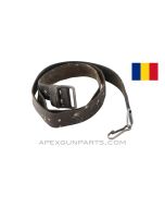 Romanian AK-47 Leather Sling, No Keeper *Fair*