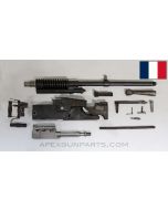 Hotchkiss M1929 / Mle 1930 Heavy Machine Cannon Parts Kit w/Barrel, Torch Cut Receiver Sections, Torn Spade Grip Frame, 13.2x96mm 