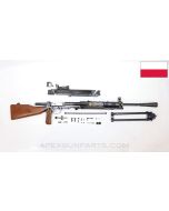 Cutaway Polish DPM Parts Kit w/Bi-pod, Torch Cut Display Receiver, Display Barrel, Matching, 7.62X54R *Very Good* 