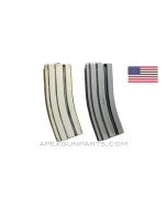 Colt AR-15/ M16 30rd Magazine, Black Follower, USGI, *Good* 