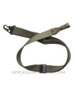 CETME Models C & L, Mauser FR7 & FR8 Sling, Canvas With Steel Hook and Button *Good* 