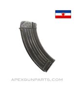 AK-47 Magazine w/Bolt Hold Open, 30rd Steel, Yugoslavian M64, 7.62X39 *Good* 