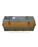 Thompson M1A1 Wood Storage Crate, T4, OD Green, *Fair*, Sold *As Is* 