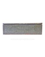 Storage Chest, Wood with Steel Fittings, OD Green Painted, Foreign Issue  *Good* 