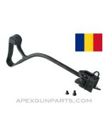 Romanian AKM Side Folding Stock Assembly with Screws, Lever Type, Blued, 7.62x39, *NEW* 