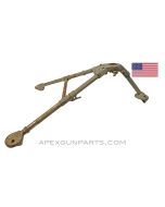 WWII Browning .30 Cal. M2 Tripod, Israeli Issue, Tan Paint, Date Marked, *Fair* 