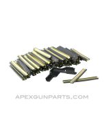 AR-15 / M16 Stripper Clip Pack, 100ct w/ 2 Loaders, USGI, 5.56 / .223, *Excellent* 