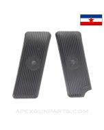 M57 Tokarev Grip Panel Set, FRSJ Marked, Black *Good*     