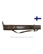 Finnish Lahti-Saloranta M/26 MG Barrel Carrier, Dark Leather, Finnish *Good* 